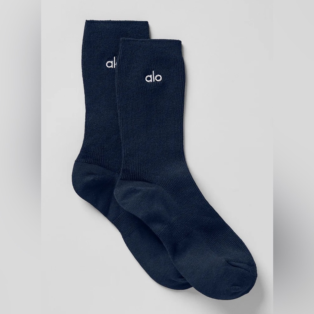 ALO Yoga Unisex Half Crew Understated Sock